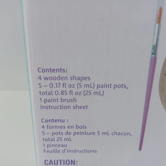 NEW Easter Creatology Wood Eggs Craft Kit Ages 6+ Makes 2 - Picture 3 of 3